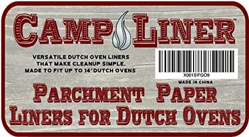 CampLiner Disposable Dutch Oven Liners – 20 Pack Extra-Thick Parchment Paper - Image 6