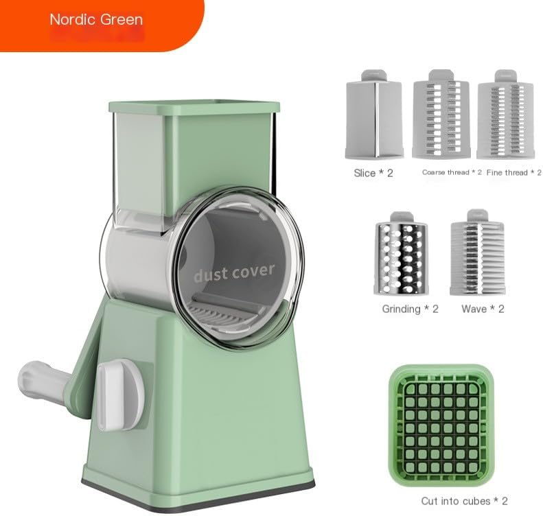 Vegetable Chopper and Spiralizer with Container
