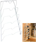 Evelots 6 Pot Lid Organizer for Cabinet Door or Pantry Wall by Evelots