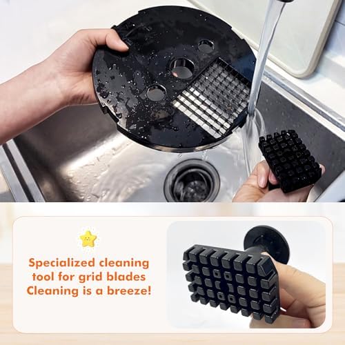 Anatole Commercial Electric Vegetable Dicer, 3 Blades