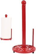 Red Cast Iron Paper Towel Holder by Minluful