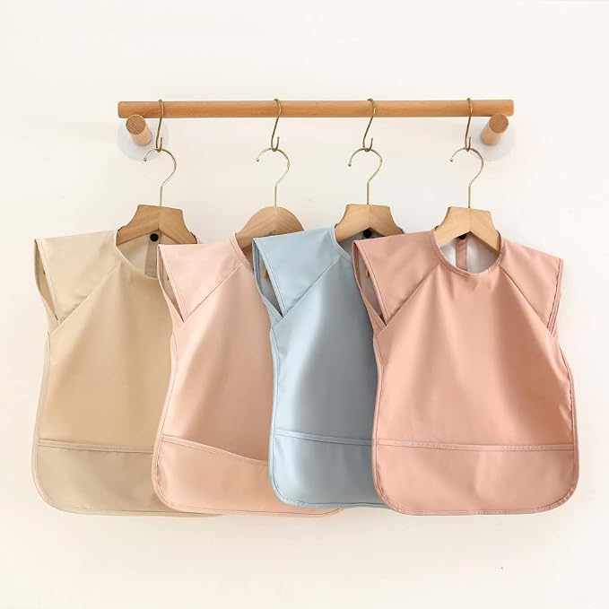 Waterproof Baby Bibs, Infant Toddler Extra Cover Feeding Bib - Image 2