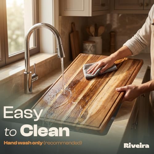 Riveira Acacia Wood Cutting Board, 20 x 30