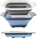 Collapsible Colander Set, Square Round Triangles Silicone Kitchen Strainer by FglmctshHomeProducts