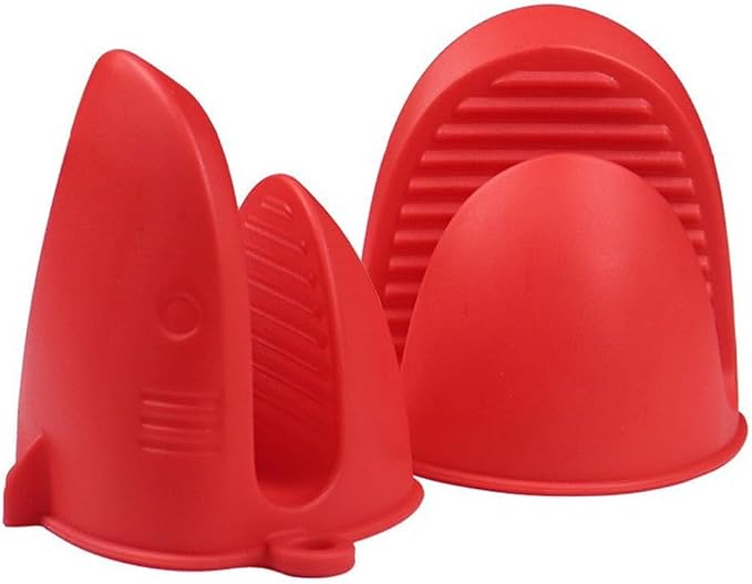 Mini Oven Gloves Silicone Heat Resistant Cooking Pinch Mitts Potholder by Sarmyarc
