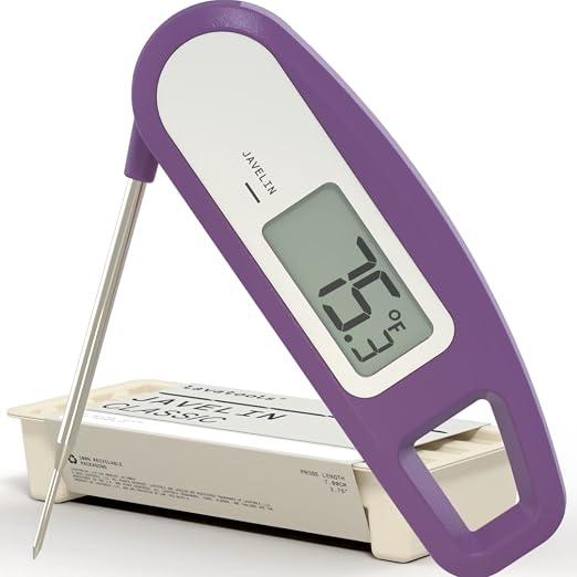 Lavatools Javelin® Ultra-Fast 3-Second Digital Instant Read Meat Thermometer by Lavatools