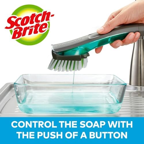 Scotch-Brite Soap Control Dishwand Brush, Pack of 4