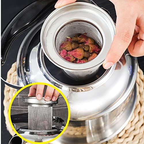 2L Stainless Steel Whistling Tea Kettle with Infuser