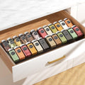 RCHYFEED 4 Pack Spice Drawer Organizer (Need 3.5" Deep Drawer)