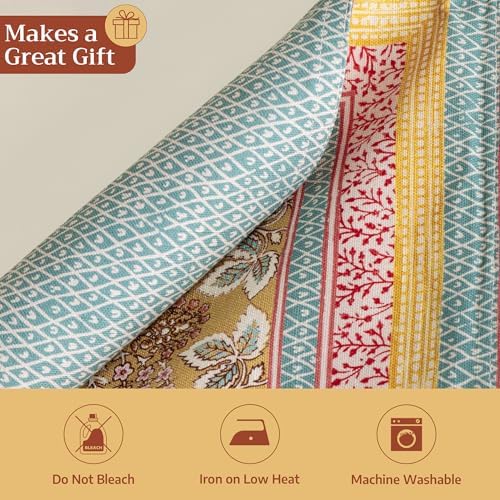 Maison d' Hermine Placemats Set of 4 Reusable 100% Cotton (13"x19")