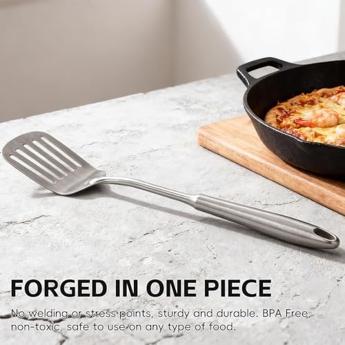 Stainless Steel Cooking Utensils Set,ZIPENY 9 Pieces Kitchen Utensils