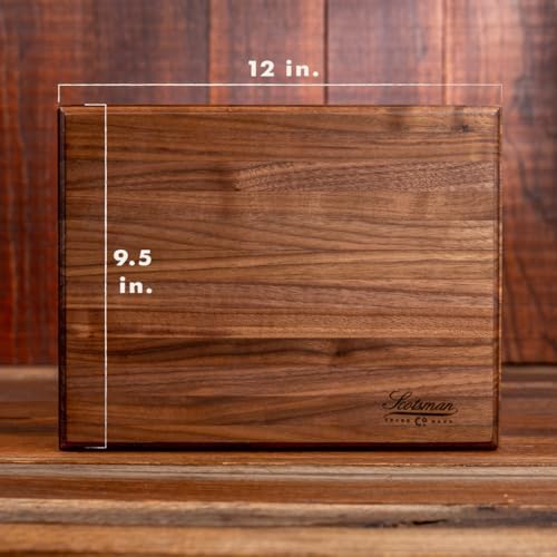 Scotsman Walnut Cutting Board, 9.5” x 12” x 1.5”