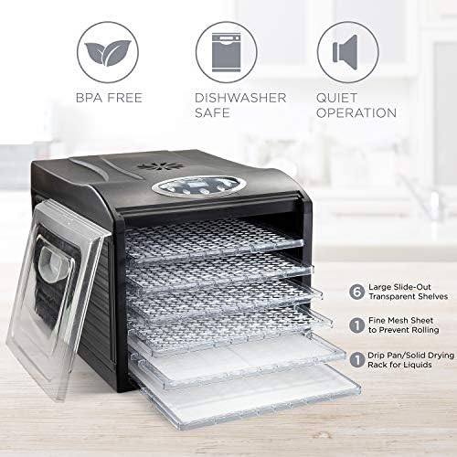 Ivation 6-Tray Food Dehydrator
