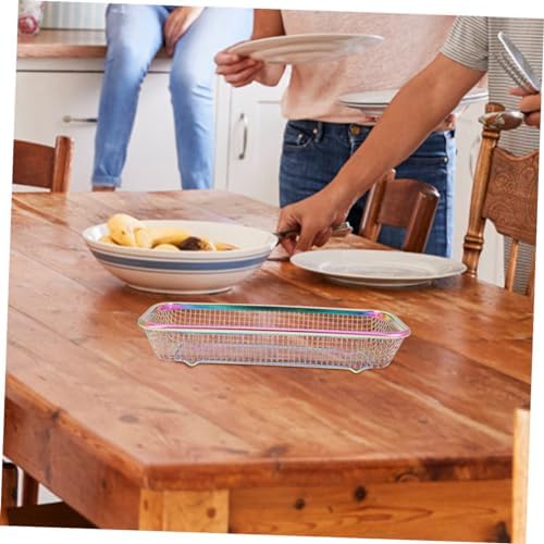Stainless Steel Utensil Basket 2pcs for Spoons Forks Cabinet