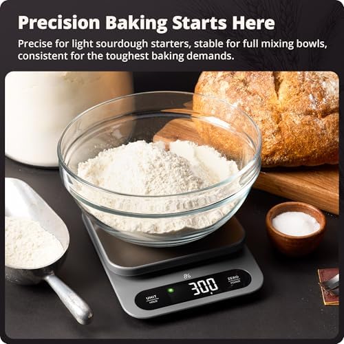 Greater Goods Digital Food Scale for Kitchen & Baking, 22lb High