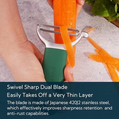 KITCHENDAO Swivel Vegetable Potato Peeler for Kitchen, Japanese