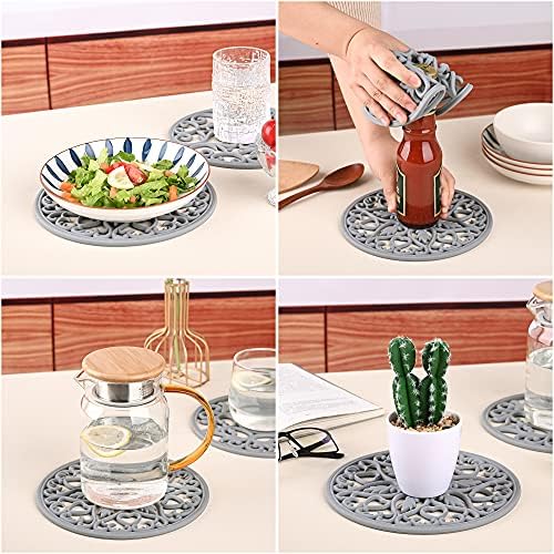Smitchraft Silicone Trivets for Hot Dishes, Pots and Pans, Hot Pads
