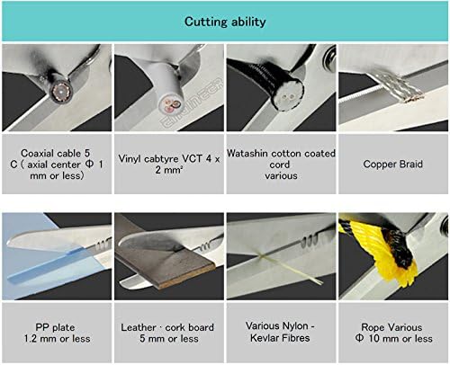 ENGINEER PH-57 8.3" Heavy Duty Cutting Combination Scissors 2-in-1