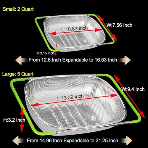 TENTA TENTA KITCHEN Premium Quality Over The Sink Stainless Steel Oval