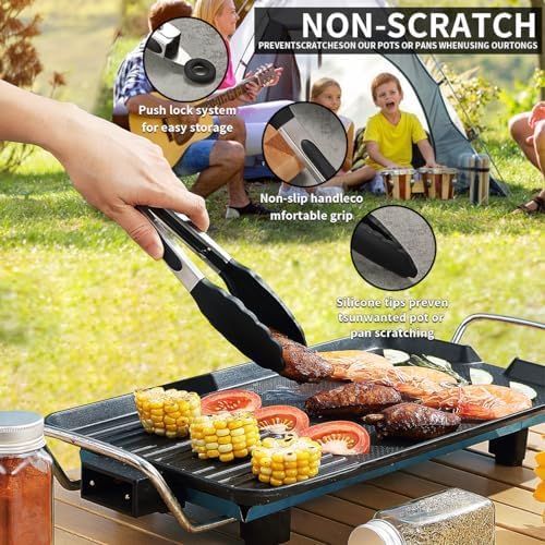 Evanda 10 Piece Stainless Steel Camping Utensil Set