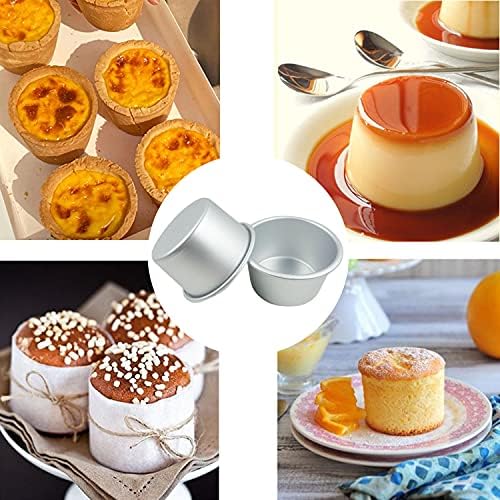 6 Packs Popover Pan, Aluminium Large Muffin Mold Pudding Cup