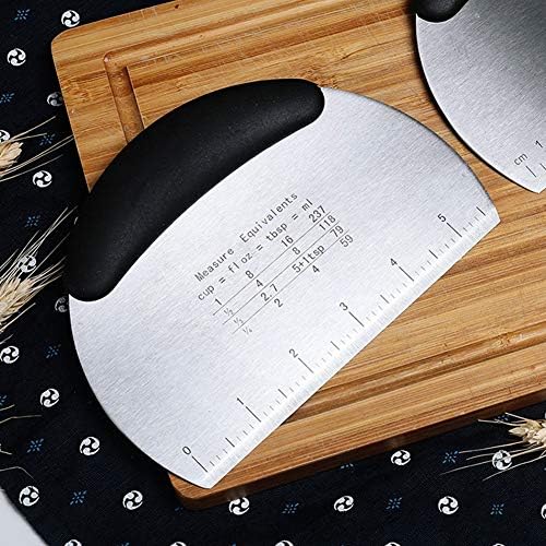AYNEFY Stainless Steel Dough Cutter,Pastry Scraper Pizza Cutting Knife