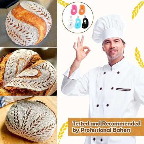 2026 New 5 Pack Bread Lame Dough Scoring Tool with Magnetic Design