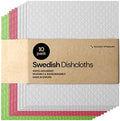 Swedish Wholesale 8 x 7 Sponge Cloths, 10-Pack