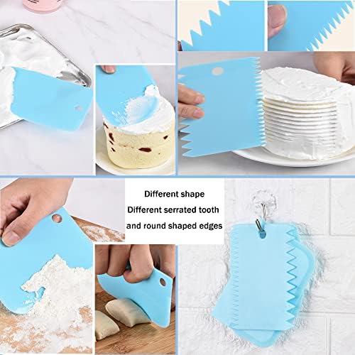 Makmeng Piping Bags and Tips Set - 50Pcs Cake Decorating Supplies Kit