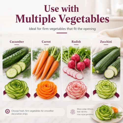 2-Piece Manual Vegetable Spiralizer and Curler