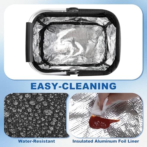 PGmoon Cleaning Caddy Organizer with Handle, Black