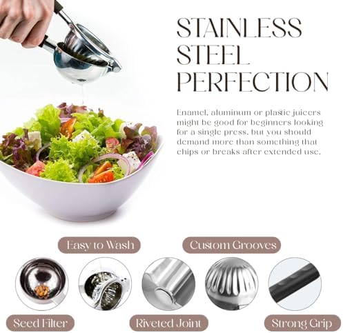 Bellemain Stainless Steel Lemon Squeezer