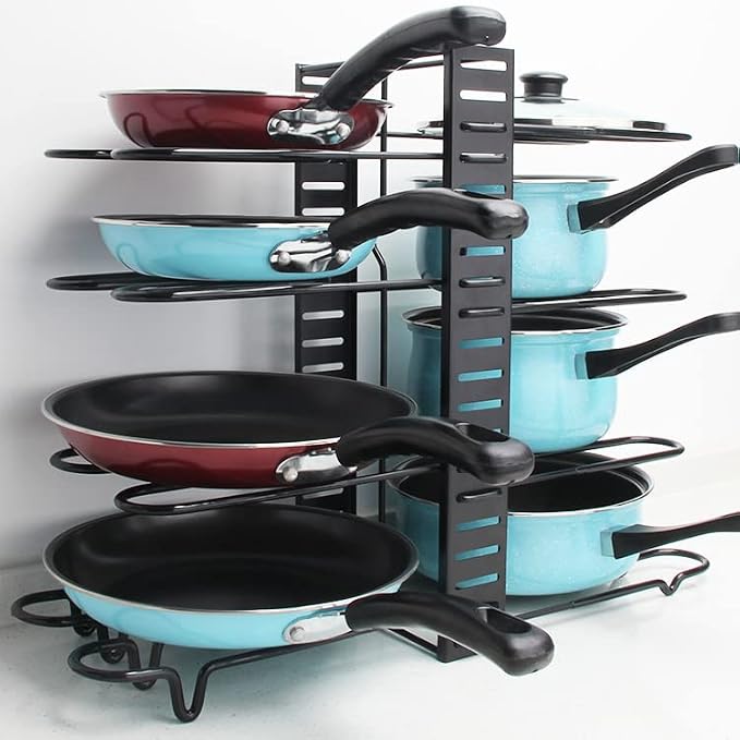 Felibeaco Adjustable Pots and Pans Organizer Rack - Image 9