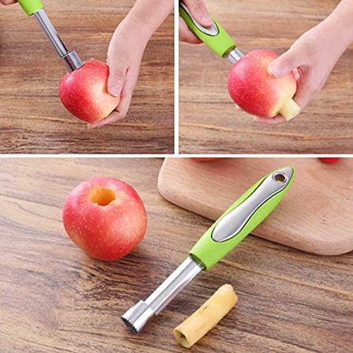 Stainless Steel Apple Corer Pear Corer Remover Tool with Sharp