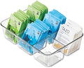 iDesign Clear Tea Bag & Sugar Packet Organizer