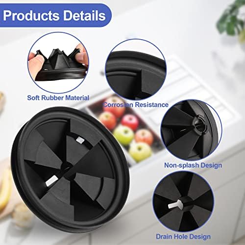 Garbage Disposal Splash Guard 3 3/8" Kitchen Sink Baffle Replacement