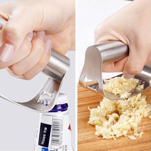 2026 New Stainless Steel Garlic Press Rocker (B)