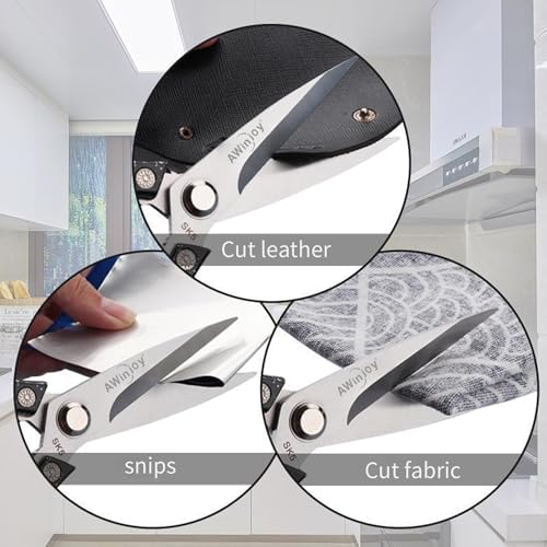 Heavy Duty Sharp Kitchen Scissors, Multipurpose Cutting Scissors for