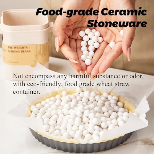 K Ceramic Pie Weights, Baking Beads Pie Crust Weights, Natural baking