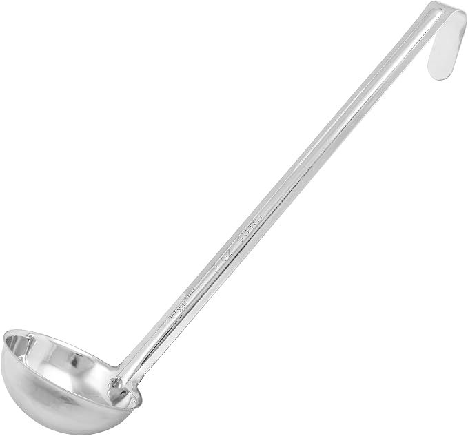 Winco One Piece Stainless Steel Ladle, 3 Ounce by Winco