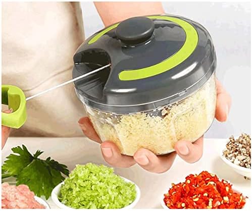 Manual Food Processor Vegetable Chopper, Garlic Chopper Machine