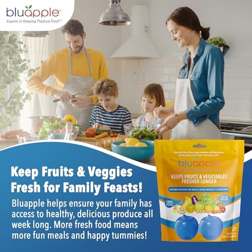 Bluapple Produce Saver for Refrigerator, 2-Pack