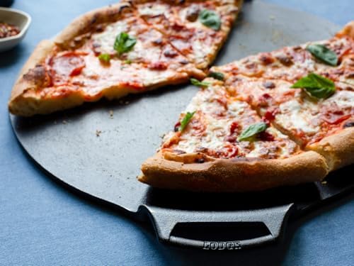 Lodge Pre-Seasoned Cast Iron Pizza Pan, PFAS-Free, 15 Inches