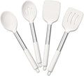 E-far Cooking Utensils Set of 4, Silicone Kitchen Utensils by E-far