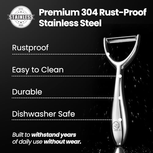 Gourmet Easy Vegetable Peeler Ultra Sharp Stainless Steel Blade