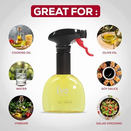 Evo Oil Sprayer Minis, 8-Ounce, Yellow and Green