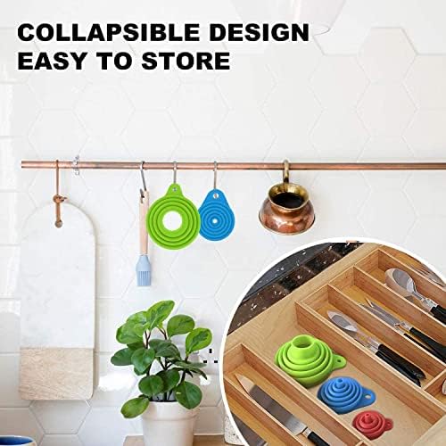 Kitchen Funnel Set of 3, Large Medium and Small, Kitchen Gadgets