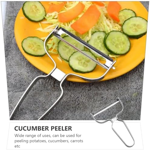 Sewroro 2pcs Stainless Steel Vegetable Peeler Fruit Peeler Set