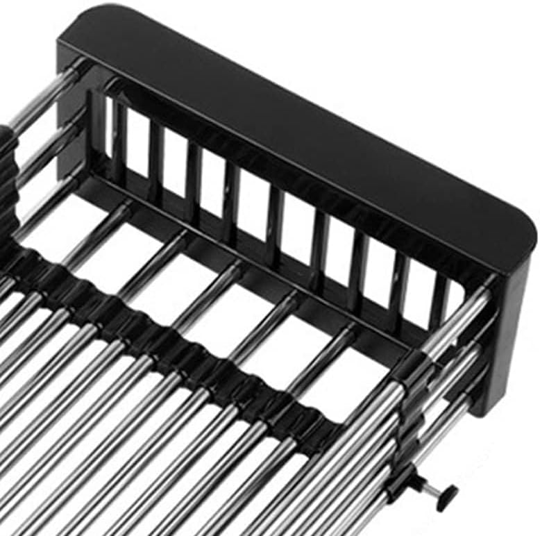 Over The Sink Strainer, Expandable Dish Drying Rack with Adjustable