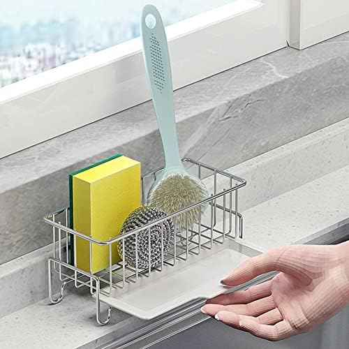Kitchen Countertop Sponge Holder, SUS 304 Stainless Steel